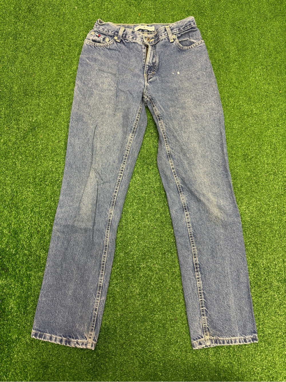 Tommy Hilfiger Vintage Y2K Medium Wash Denim Blue Jeans Women Size 4